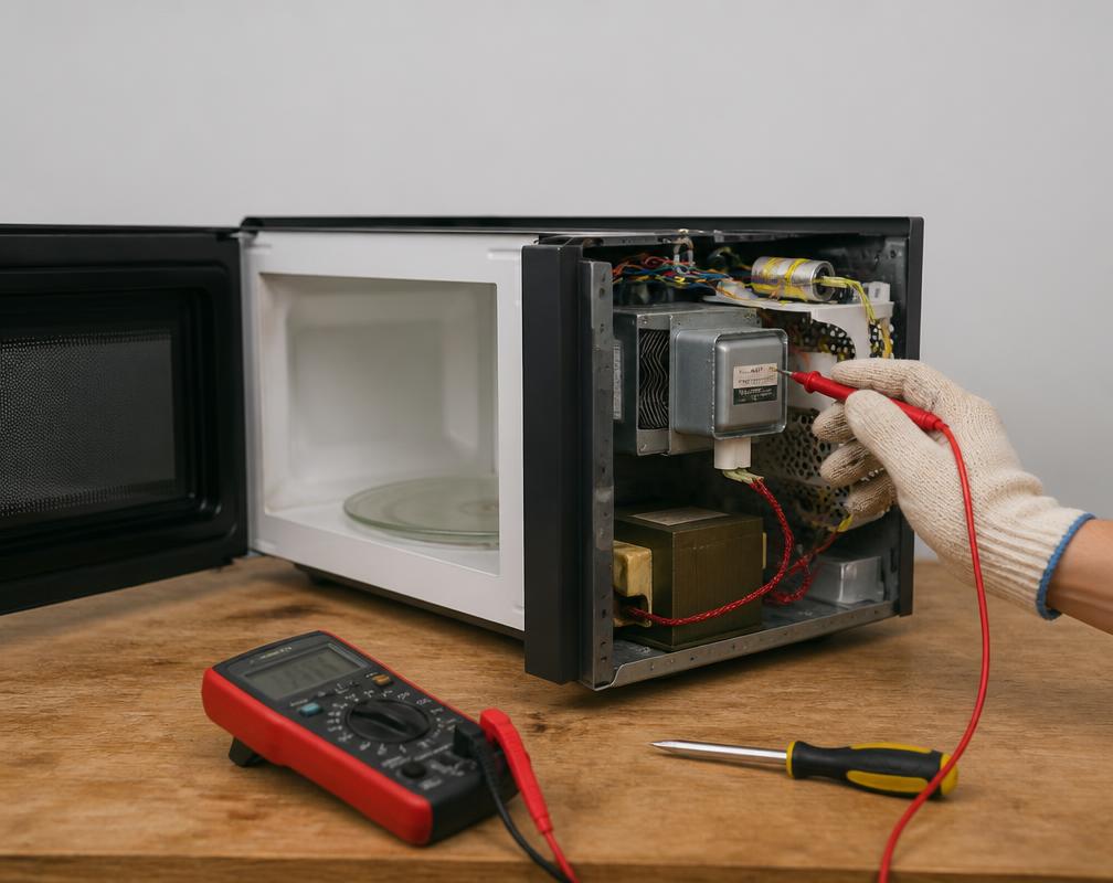 Manutenção de micro-ondas